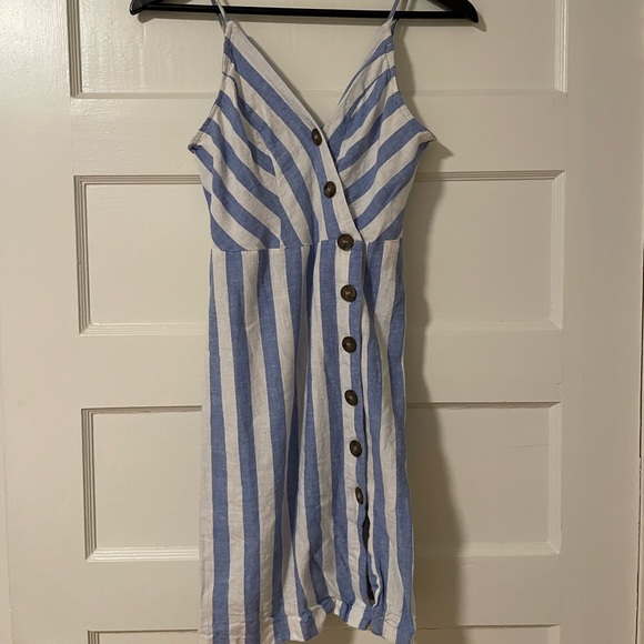 Adorable Nautical Strappy Summer Dress - Love Tree - Size S - EUC - Picture 2 of 7